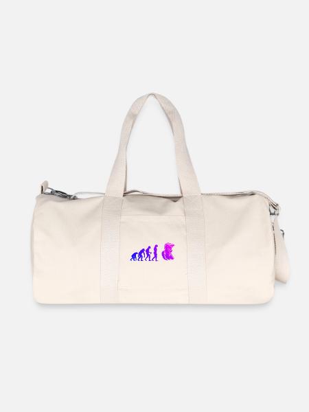 Statement for all motocross - Recycled Canvas Sports Bag by Stanley/Stella - natural