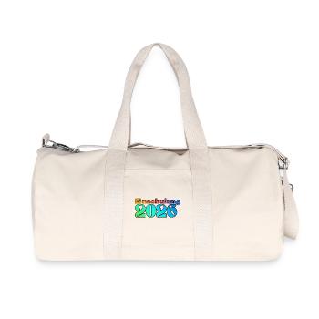 Einschulung 2026 - Erster Schultag! - Recycelte Canvas-Sporttasche von Stanley/Stella - Naturweiß - Vorne