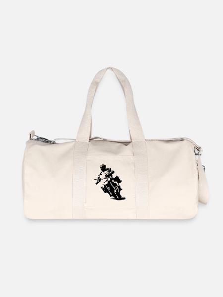 ReiseEnduroGS einfarbig - Recycelte Canvas-Sporttasche von Stanley/Stella - Naturweiß