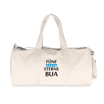Fünf Sterne Bua Bayern Geschenk - Recycelte Canvas-Sporttasche von Stanley/Stella - Naturweiß - Vorne