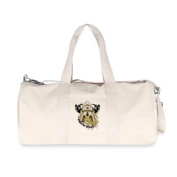 protective skull - Recycled Canvas Sports Bag by Stanley/Stella - natural - Front