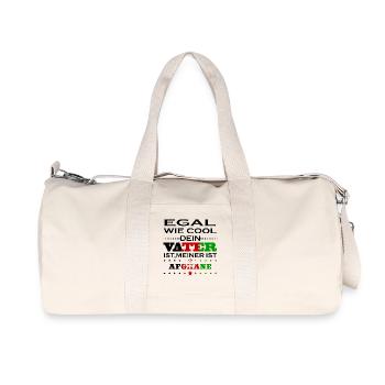 Egal wie cool vater geschenk Afghanistan - Recycelte Canvas-Sporttasche von Stanley/Stella - Naturweiß - Vorne