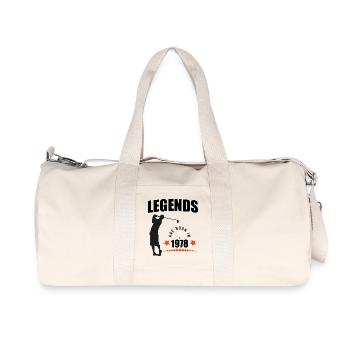 1978 - Recycelte Canvas-Sporttasche von Stanley/Stella - Naturweiß - Vorne