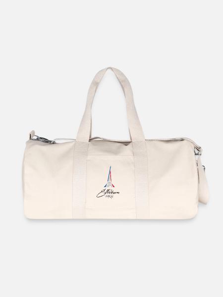 Eiffelturm Paris - Recycelte Canvas-Sporttasche von Stanley/Stella - Naturweiß