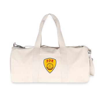 GDR Coat of Arms Design / Vintage Gift Ostalgie - Recycled Canvas Sports Bag by Stanley/Stella - natural - Front