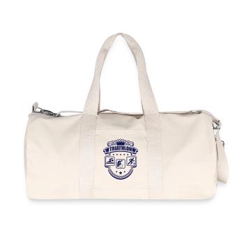triathlon_sports_po1 - Sac de sport en toile recyclée Stanley/Stella - blanc naturel - Devant