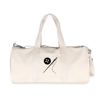schneider handwerk - Recycelte Canvas-Sporttasche von Stanley/Stella - Naturweiß - Vorne