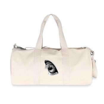 Horse view - Recycled Canvas Sports Bag by Stanley/Stella - natural - Front