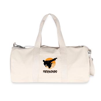 Taekwondo - Recycled Canvas Sports Bag by Stanley/Stella - natural - Front