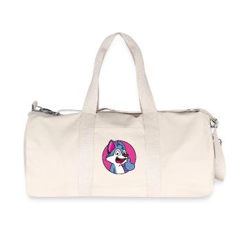 Thumbs up wolf - Recycled Canvas Sports Bag by Stanley/Stella - natural - Front