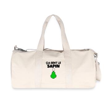 ça sent le sapin - Sac de sport en toile recyclée Stanley/Stella - blanc naturel - Devant