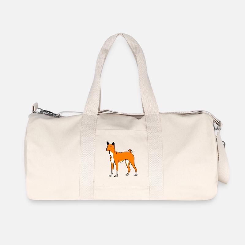 Ingwer Hündchen - Recycelte Canvas-Sporttasche von Stanley/Stella - Naturweiß