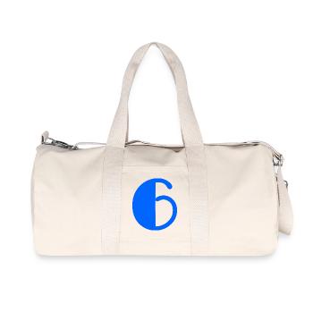 6 YEARS. 6th ANNIVERSARY. 6 YEAR ANNIVERSARY. 6 - Recycled Canvas Sports Bag by Stanley/Stella - natural - Front