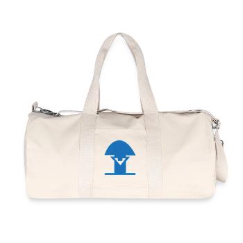 Blue Mushroom Icon - Recycled Canvas Sports Bag by Stanley/Stella - natural - Front