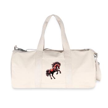 Horse - Recycled Canvas Sports Bag by Stanley/Stella - natural - Front