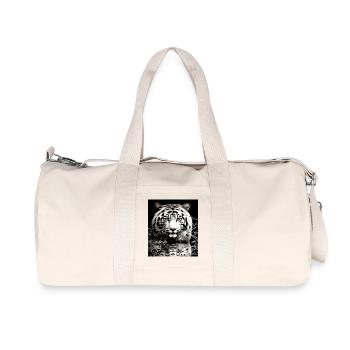 Tigre Blanc - Sac de sport en toile recyclée Stanley/Stella - blanc naturel - Devant