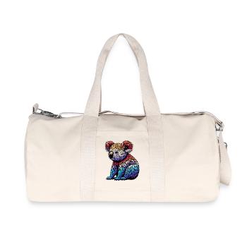 Koala - Recycelte Canvas-Sporttasche von Stanley/Stella - Naturweiß - Vorne