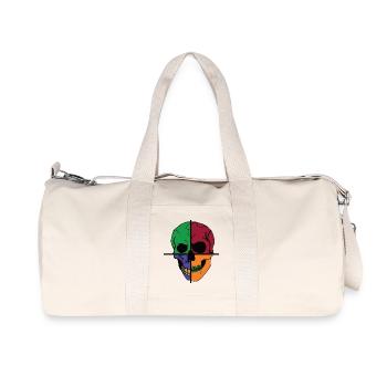 Quatre crânes squelettiques divisés - Sac de sport en toile recyclée Stanley/Stella - blanc naturel - Devant