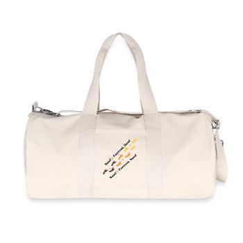 Sauf..Forrest Sauf.. - Recycelte Canvas-Sporttasche von Stanley/Stella - Naturweiß - Vorne