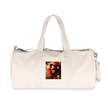 Steampunk Aviator - Recycled Canvas Sports Bag by Stanley/Stella - natural - Front