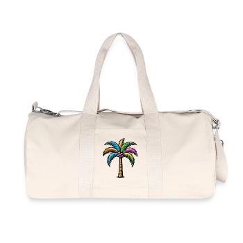 Palm tree - Recycled Canvas Sports Bag by Stanley/Stella - natural - Front