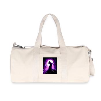 Beerdigungsnacht - Recycelte Canvas-Sporttasche von Stanley/Stella - Naturweiß - Vorne