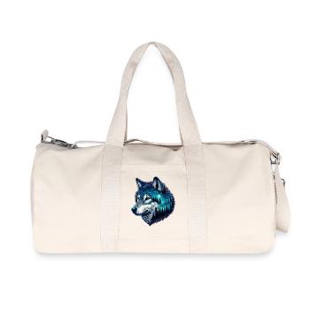 Wolf - Recycled Canvas Sports Bag by Stanley/Stella - natural - Front
