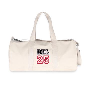 BELGIUM Belgium 2025 - Recycled Canvas Sports Bag by Stanley/Stella - natural - Front
