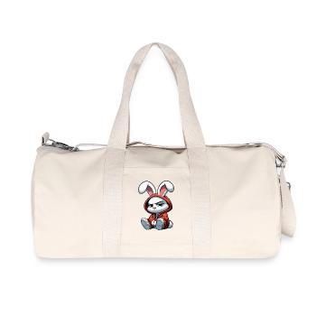lapin hiphop capuche - Sac de sport en toile recyclée Stanley/Stella - blanc naturel - Devant