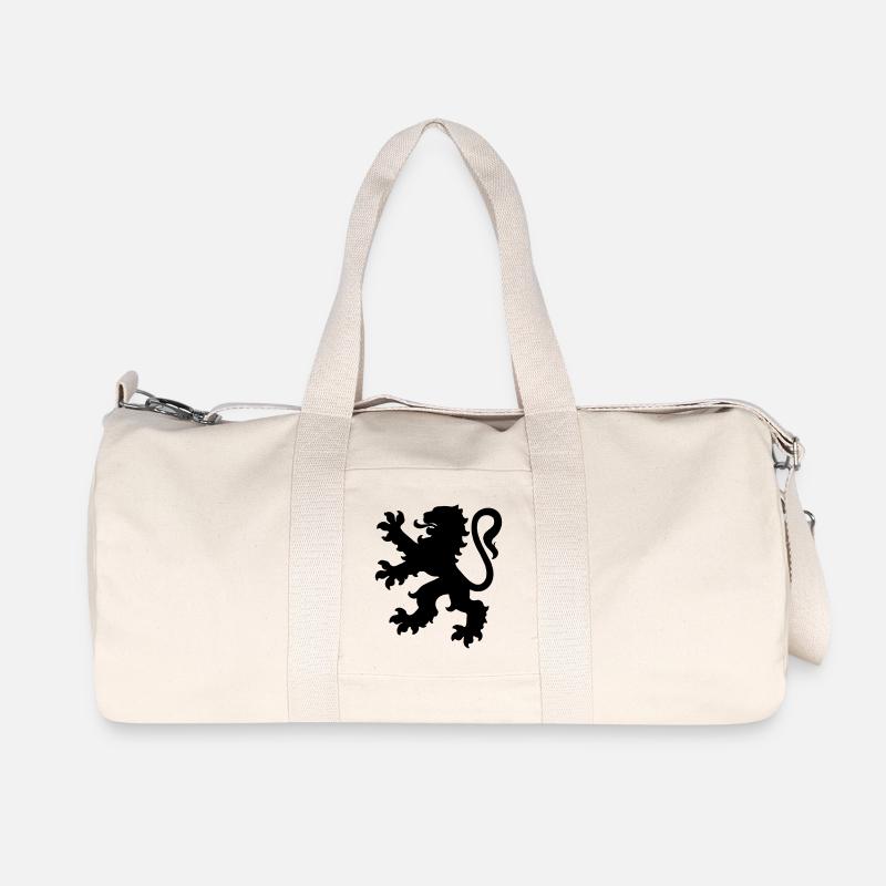 Löwe - Recycelte Canvas-Sporttasche von Stanley/Stella - Naturweiß