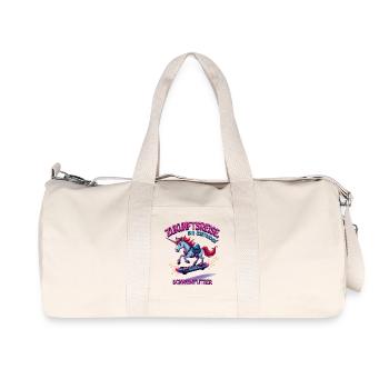 Unicorn of the future - Recycled Canvas Sports Bag by Stanley/Stella - natural - Front