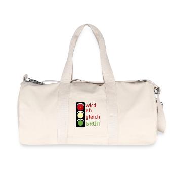 will be GREEN anyway - Recycled Canvas Sports Bag by Stanley/Stella - natural - Front