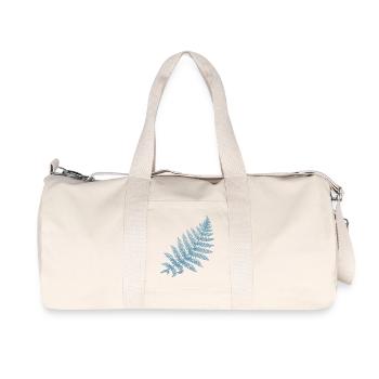 Farn Silhouette Design für Naturliebhaber - Recycelte Canvas-Sporttasche von Stanley/Stella - Naturweiß - Vorne