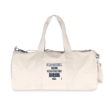 Ultrarunning - when one marathon is not enough - Recycled Canvas Sports Bag by Stanley/Stella - natural - Front
