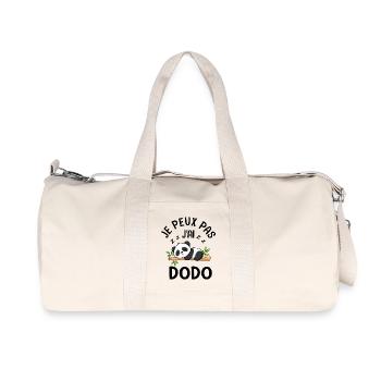 Je peux pas j'ai dodo dormir sieste - Sac de sport en toile recyclée Stanley/Stella - blanc naturel - Devant