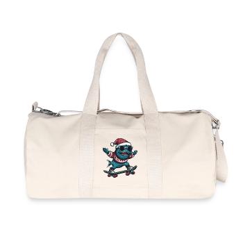 Piranha Poisson Noël Drôle - Sac de sport en toile recyclée Stanley/Stella - blanc naturel - Devant