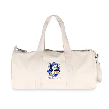 Beste Mama - Recycelte Canvas-Sporttasche von Stanley/Stella - Naturweiß - Vorne