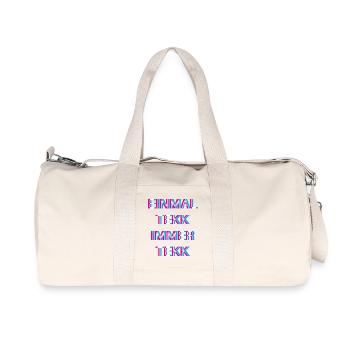 Hardtekk Tekk - Recycelte Canvas-Sporttasche von Stanley/Stella - Naturweiß - Vorne