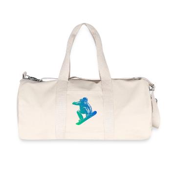 Direct Snowboard Statement - Recycled Canvas Sports Bag by Stanley/Stella - natural - Front