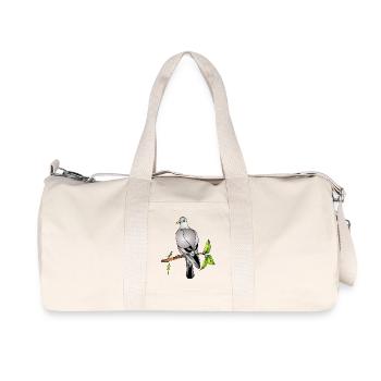 oiseau - Sac de sport en toile recyclée Stanley/Stella - blanc naturel - Devant