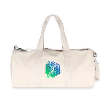 Ein Must Have für echte Handball für Männer - Recycelte Canvas-Sporttasche von Stanley/Stella - Naturweiß - Vorne