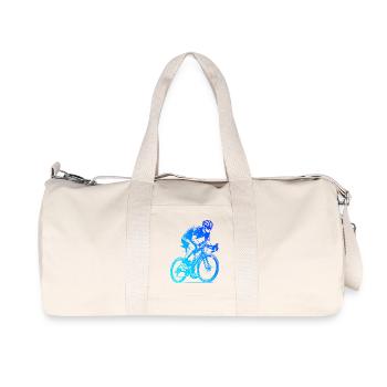 Motif nouveau vélo de route pour vélo de route - Sac de sport en toile recyclée Stanley/Stella - blanc naturel - Devant