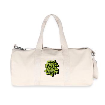 Make your move - Recycled Canvas Sports Bag by Stanley/Stella - natural - Front