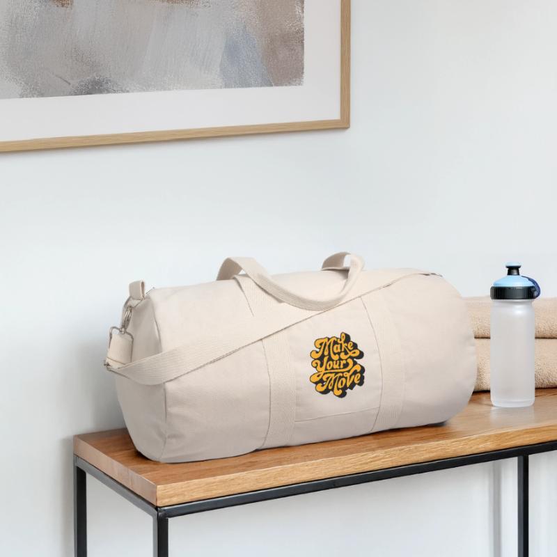 Make Your Move Retro Script Recycled Canvas Sports Bag by Stanley/Stella