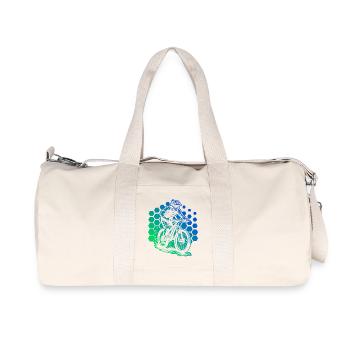 Ein Must Have für echte Mountainbike - Recycelte Canvas-Sporttasche von Stanley/Stella - Naturweiß - Vorne