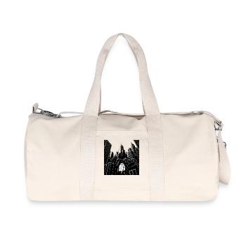 Urban Streetwear City Skyline Hoodie Design - Recycled Canvas Sports Bag by Stanley/Stella - natural - Front