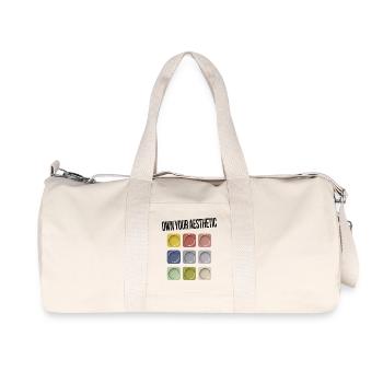 Own Your Aesthetic – Modern Statement - Recycled Canvas Sports Bag by Stanley/Stella - natural - Front