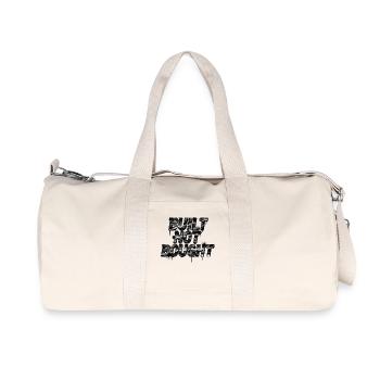 Camouflage Built Not Bought Car Tuning Scene Trend - Recycled Canvas Sports Bag by Stanley/Stella - natural - Front