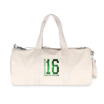 16. Geburtstag Limited Edition Pixel Zocker - Recycelte Canvas-Sporttasche von Stanley/Stella - Naturweiß - Vorne