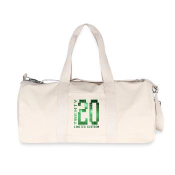 20. Geburtstag Gamer Pixel Geschenkidee - Recycelte Canvas-Sporttasche von Stanley/Stella - Naturweiß - Vorne